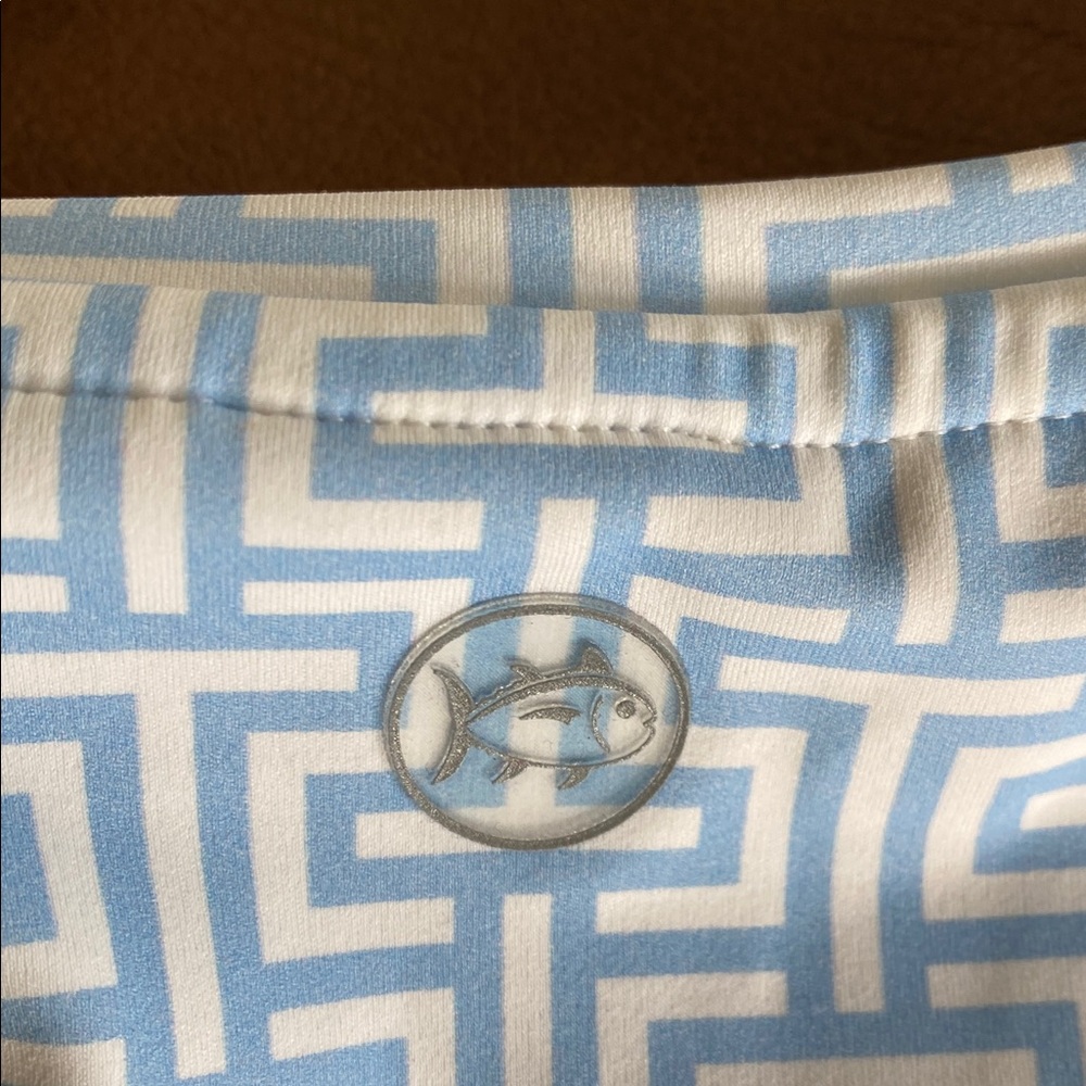 Southern tide Blue Geo-Print Shift Dress - Picture 6 of 7